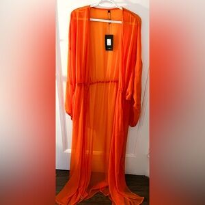 Fashion Nova Summer of Love Sheer Beach Cover Up